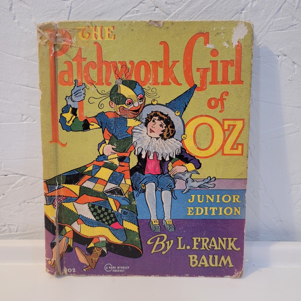 Rare "The Patchwork Girl of Oz" (1939) Junior Edit L Frank Baum - AS IS